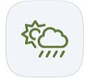 Piktogramm mit einer Regenwolke